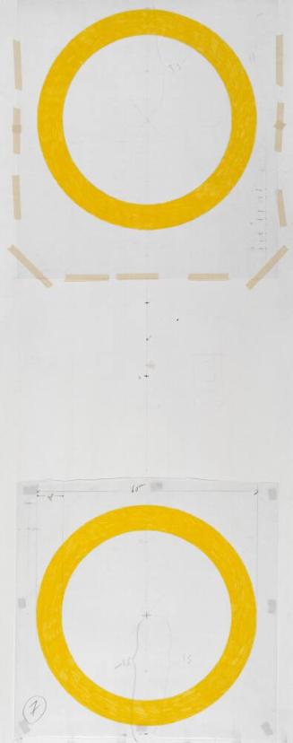 Full scale study for print #3 of The Collinasca Cycle