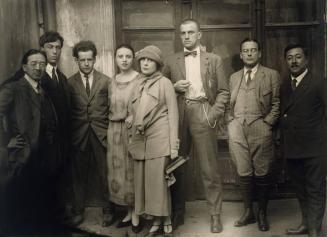 Group Portrait (Tamiji Najito, Boris Pasternak, Sergei Eisenstein, Olga Trejakova, Lili Brik, Vladimir Mayakovsky, and the Soviet Diplomat Voznesensky), Moscow