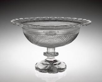 Cut Glass Footed Bowl