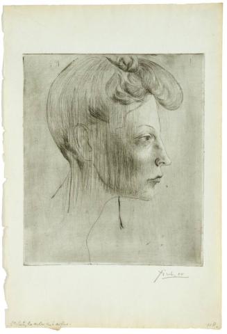 Tête de femme, de profil [Madeleine] (Head of a Woman in Profile [Madeleine]