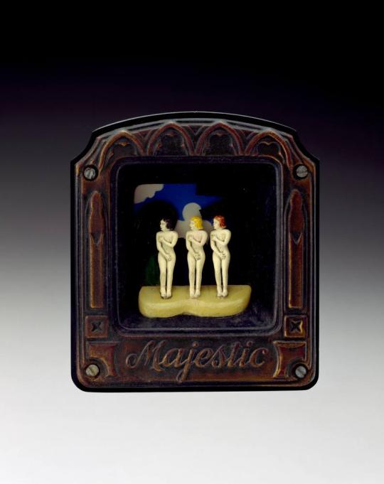 "Three Naked Ladies" Brooch