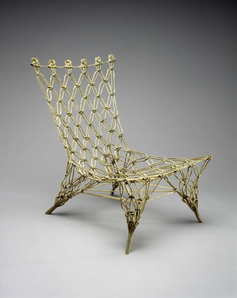 215: MARCEL WANDERS, Limited Edition Knotted chair < Art + Design