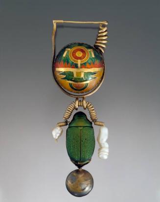 "Pagan Baby #12: The Green Scarab" Brooch