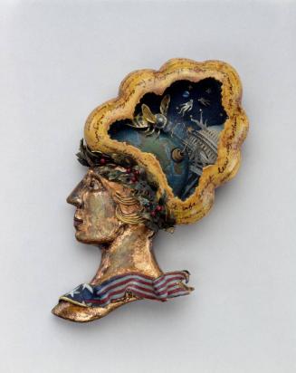 "Profile of a Woman" Brooch #1681
