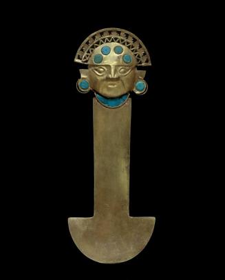 Tumi (Ceremonial Knife) with Deity