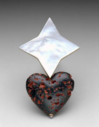 "Star Heart" Brooch