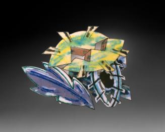 "At the Snare V" Brooch