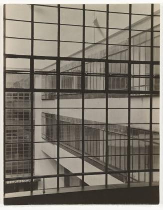 Outside, from Vestibule of the Second Story, Bauhaus, Dessau