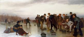 Curling;—a Scottish Game, at Central Park