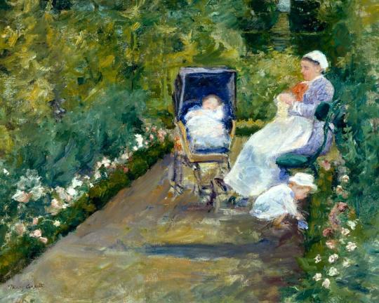 Children in a Garden (The Nurse)