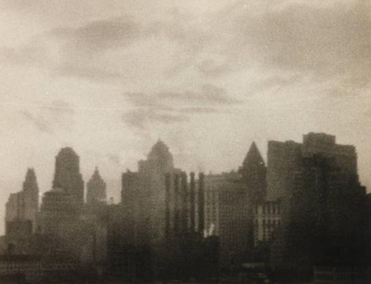 Manhattan Skyline from the Brooklyn Bridge