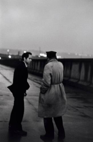 [Robert Frank and Larry Rivers during production of "Pull my Daisy"]