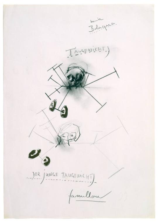 Study for "Taugenichts" Brooch