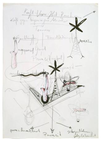 Study for "Kraft-Versus-Host-Reaction" Brooch