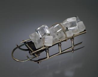 "Sled" Brooch