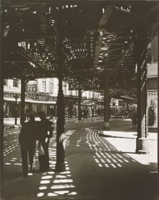 El, 2nd and 3rd Avenue Lines: Bowery and Division Streets, Manhattan