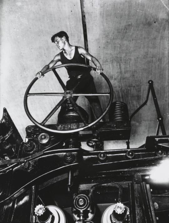 A Komsomol Youth at the Wheel, Balakhna