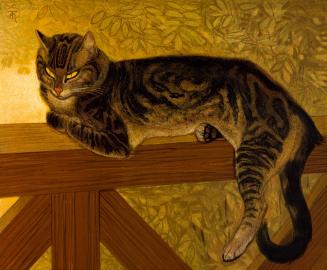 L’Été-Chat sur une balustrade (Summer: Cat on a Balustrade)