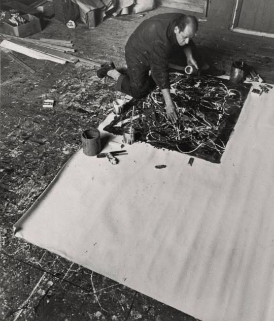 Jackson Pollock Painting "Number 6"