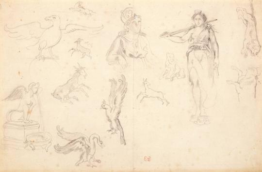 Animal and Figure Studies | All Works | The MFAH Collections