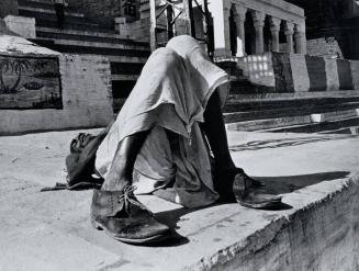 Man Lying on Sidewalk, Haiti