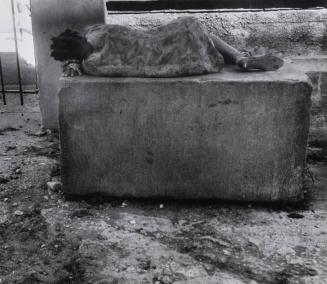 Woman Sleeping on a Concrete Pedestal, Haiti
