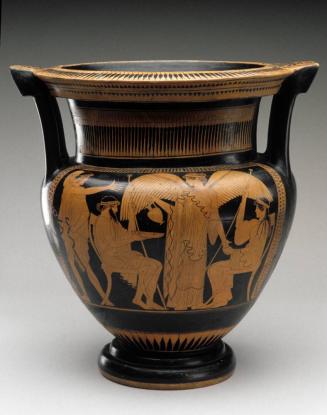 Red Figure Column Krater