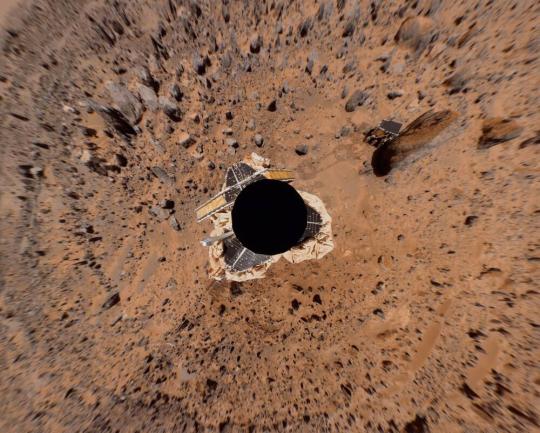 Bird's Eye View of Pathfinder Landing Site