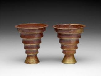 Pair of Stepped Beakers