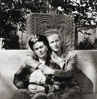 Frida Kahlo and Emmy Lou Packard, Coyoacán, Mexico