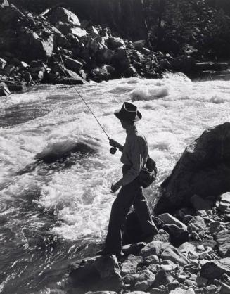 5:00 a.m. Dr. Ceriani begins his day fishing in Colorado River