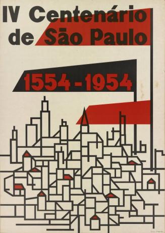 Cartaz para o IV Centenário de São Paulo