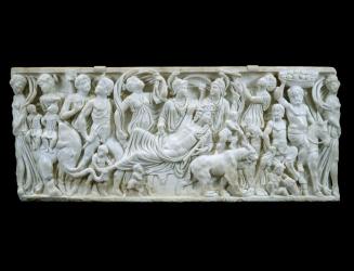 Sarcophagus Panel with the Indian Triumph of Dionysus