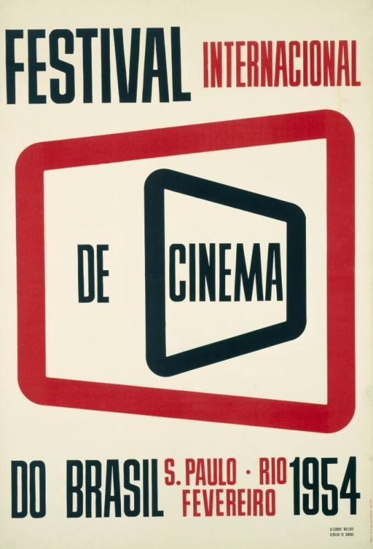 Cartaz para o Festival Internacional de Cinema do Brasil