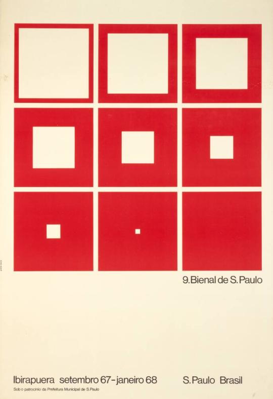 Cartaz de IX Bienal de São Paulo