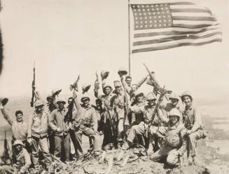 US Marines on Mt. Suribachi — Iwo Jima