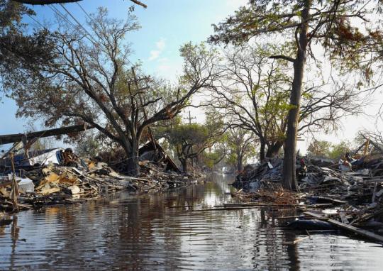 Industrial Canal Breach, Reynes Street, New Orleans, LA