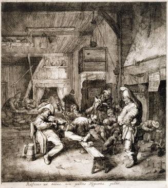 The Violin Player Seated in the Inn