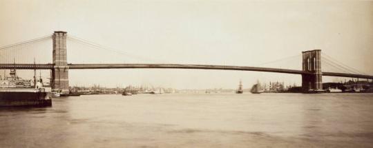 Panorama of the Brooklyn Bridge