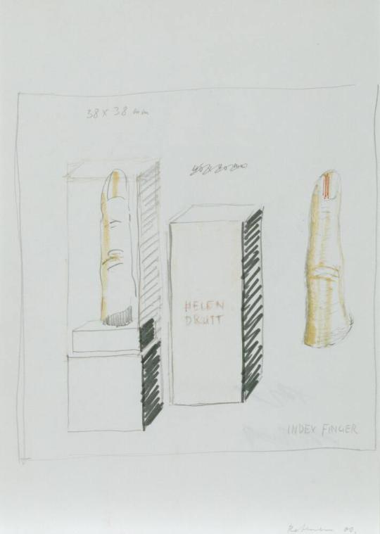 Study for "Index Finger" Brooch