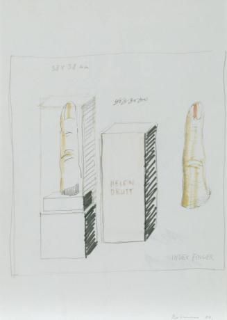 Study for "Index Finger" Brooch