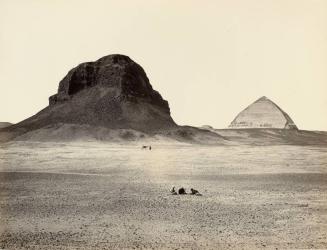 The Pyramids of Dahshoor, from the East