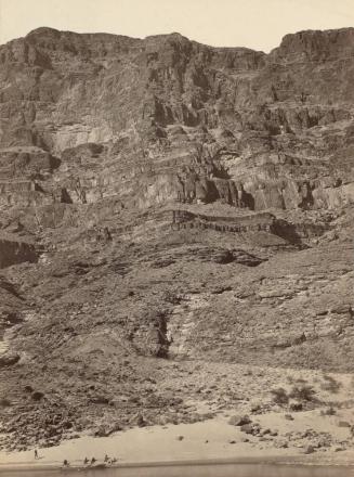 Wall in the Grand Cañon, Colorado River