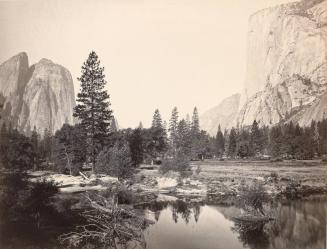 Down the Valley, Yosemite, Cathedral Rocks, El Capitan, Yosemite