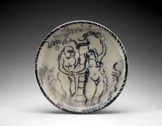 "Adam and Eve" Platter