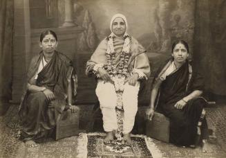 [Portrait of Two Women and a Holy Man]