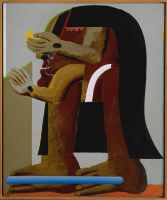 Black Veiled Egyptian Figure
