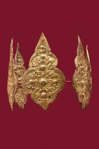Set of Five Crown Ornaments
