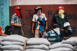 Muchachos Await Counterattack by The National Guard, Matagalpa, Nicaragua