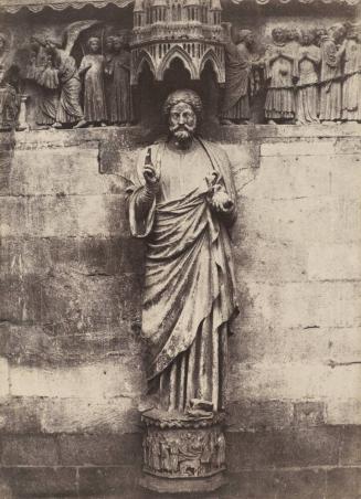 Le Beau Dieu.  Sculpture du Portail Septentrional de la Cathedrale de Rheims